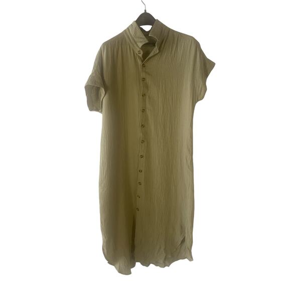 Green Size Medium womens tshirt dress - Picture 1 of 7